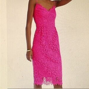 NWOT J. Crew lace cocktail dress 12